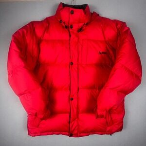 Serac Puffer Jacket Mens‎ XL Red Down Insulated Heavy Winter Coat Gorpcore VTG